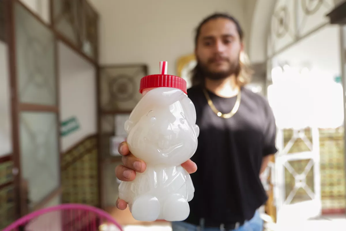 Estos son los famosos Amlitros de pulque en Puebla 1 amlitros en puebla