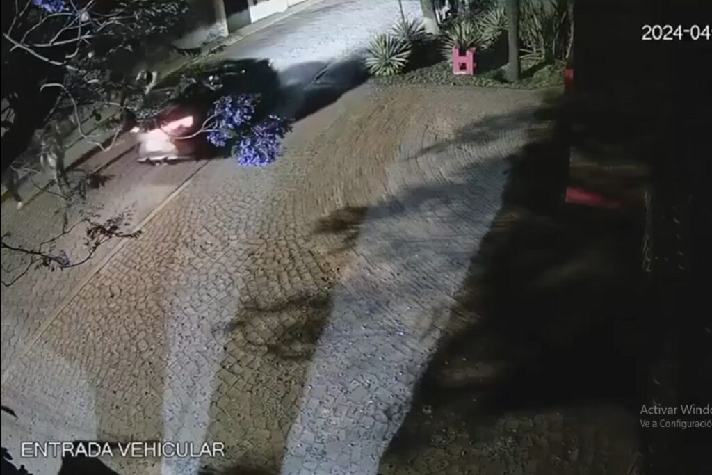 VIDEO: Delincuentes intentan asaltar a una pareja dentro de su auto cerca de la pirámide de Cholula