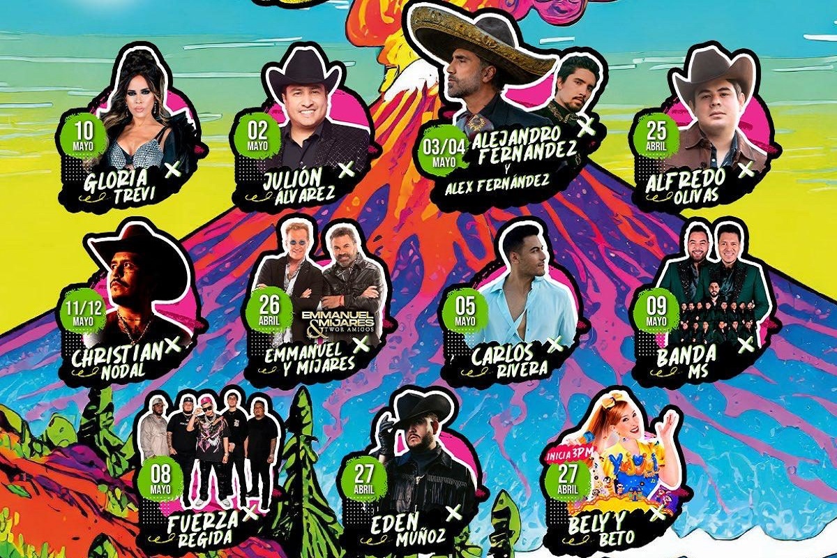 Estos son los conciertos del Palenque de Puebla agotados 1 Estos son los conciertos del Palenque de Puebla agotados