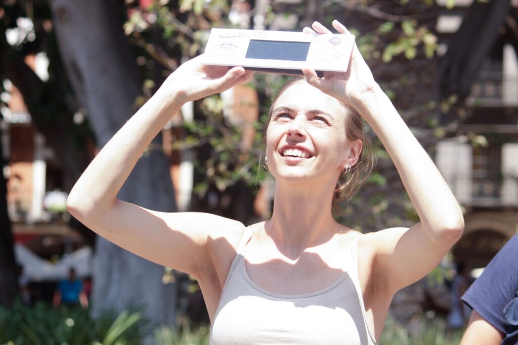 FOTOSVIDEOS Asi viven los poblanos el eclipse total de Sol 5