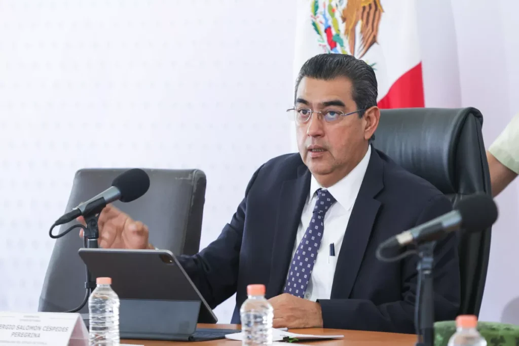 Sergio Salomón pide a candidatos no lucrar con la seguridad durante elecciones en Puebla