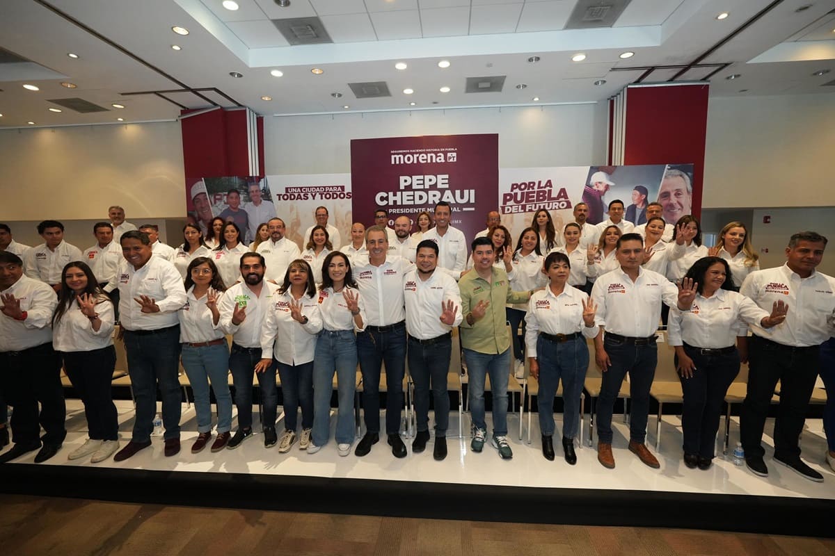 Presentó Pepe Chedraui a la planilla de regidoras y regidores y equipo de trabajo por la Puebla del Futuro 1 Pepe Chedraui equipo de campaña