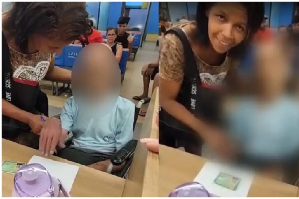 VIDEO Mujer intenta cobrar prestamo usando el cadaver de su tio en un banco de Rio de Janeiro