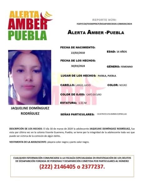 alerta amber jaquiline