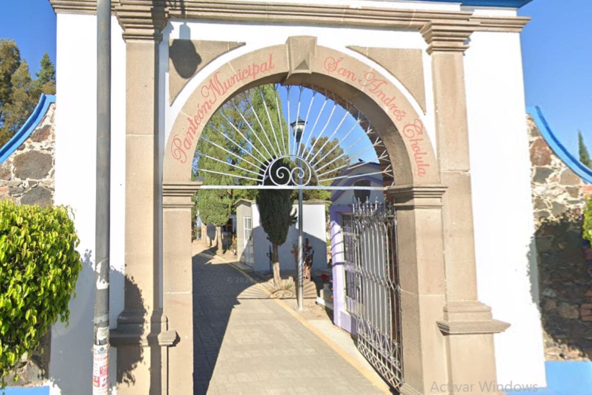 Arrojan dos piernas humanas al panteón de San Andrés Cholula 1 panteón de San Andrés Cholula