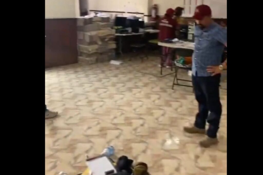 asalto en oficinas de Morena en San Ramón