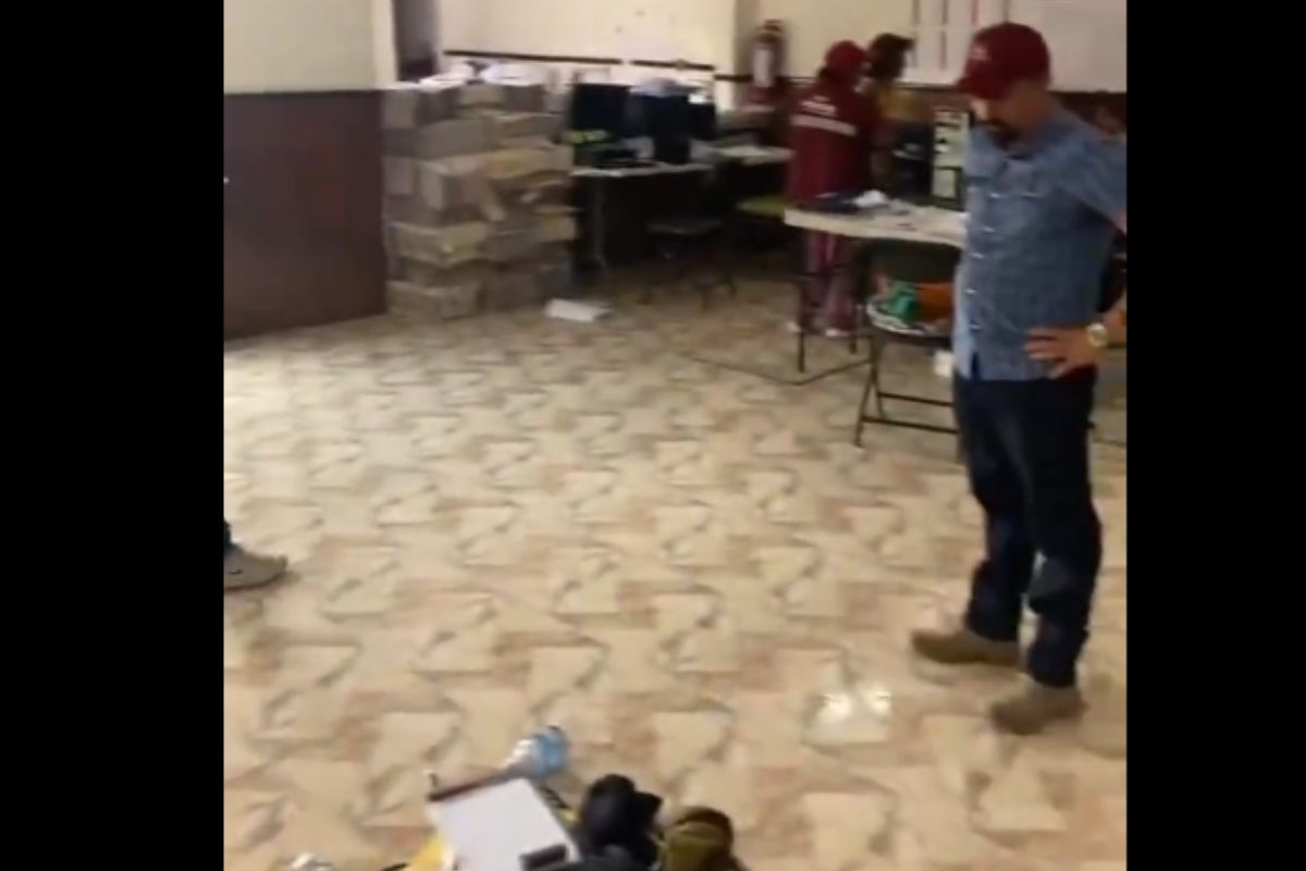 asalto en oficinas de Morena en San Ramón