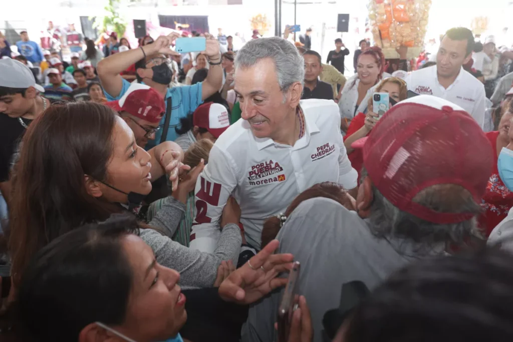 candidatos Pepe Chedraui Alejandro Armenta Unidad Habitacional de Xilotzingo 2
