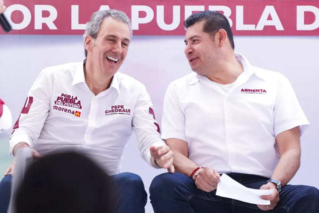 candidatos Pepe Chedraui Alejandro Armenta Unidad Habitacional de Xilotzingo 6
