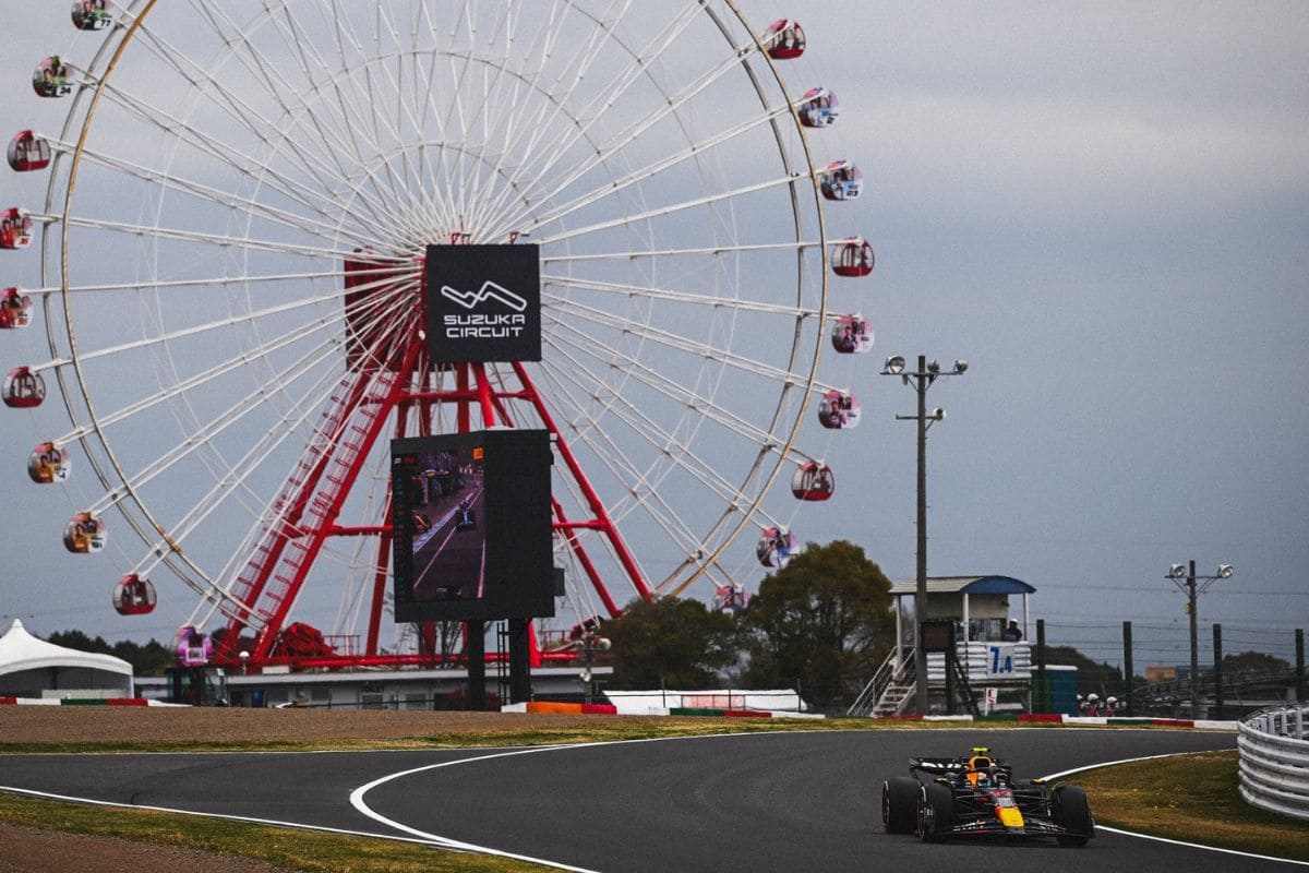 ¿Cómo le fue a Checo Pérez en los primeros dos entrenamientos del GP de Japón? 1 Checo Pérez resultados entrenamientos Japón