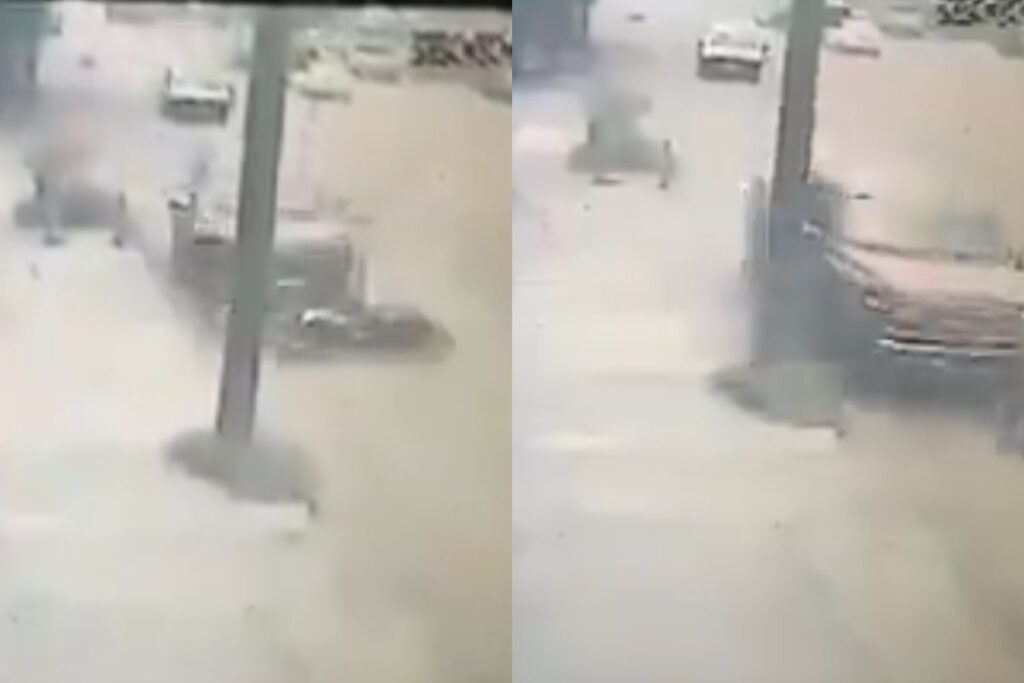 atropellan a delincuentes en San Nicolás de los Garza