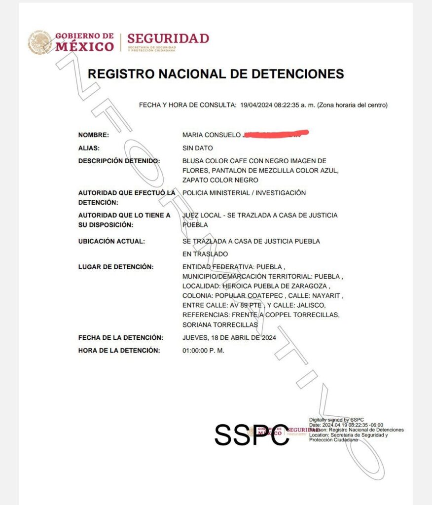 detencion de la mataperros