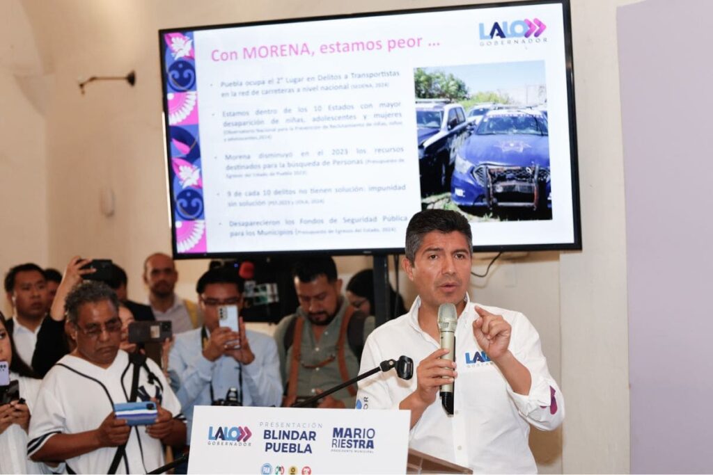 Eduardo Rivera presenta Puebla sin Miedo