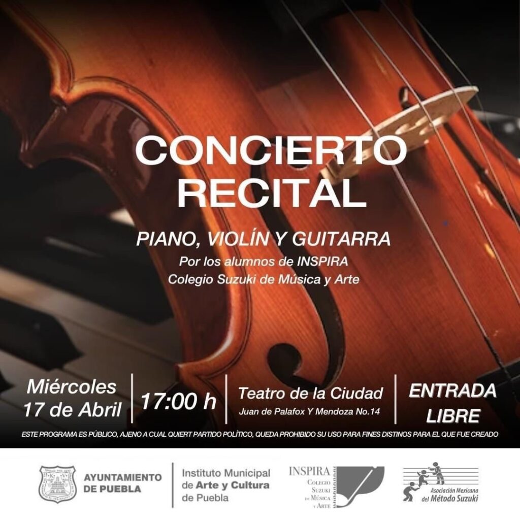 fundacion de puebla actividades miercoles concierto