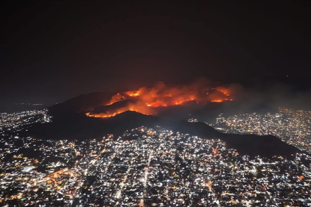 inceidio forestal acapulco