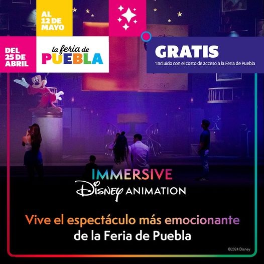 inmersive disney feria de Puebla