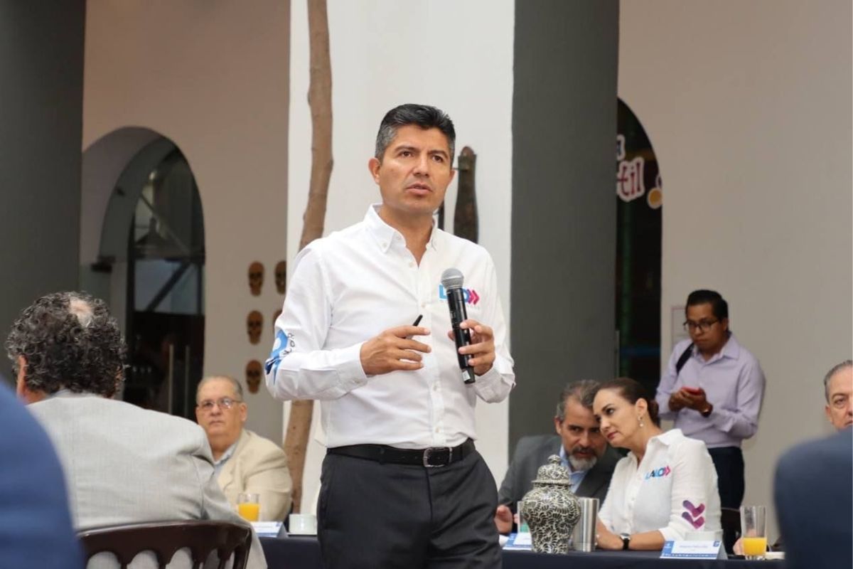 Lalo Rivera expone ante la Coparmex Puebla su plan para el desarrollo sostenible e incluyente 1 Lalo Rivera presenta plan de desarrollo a Coparmex