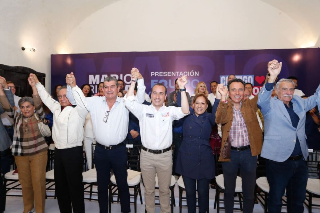 Mario Riestra presenta equipo de campaña 2024