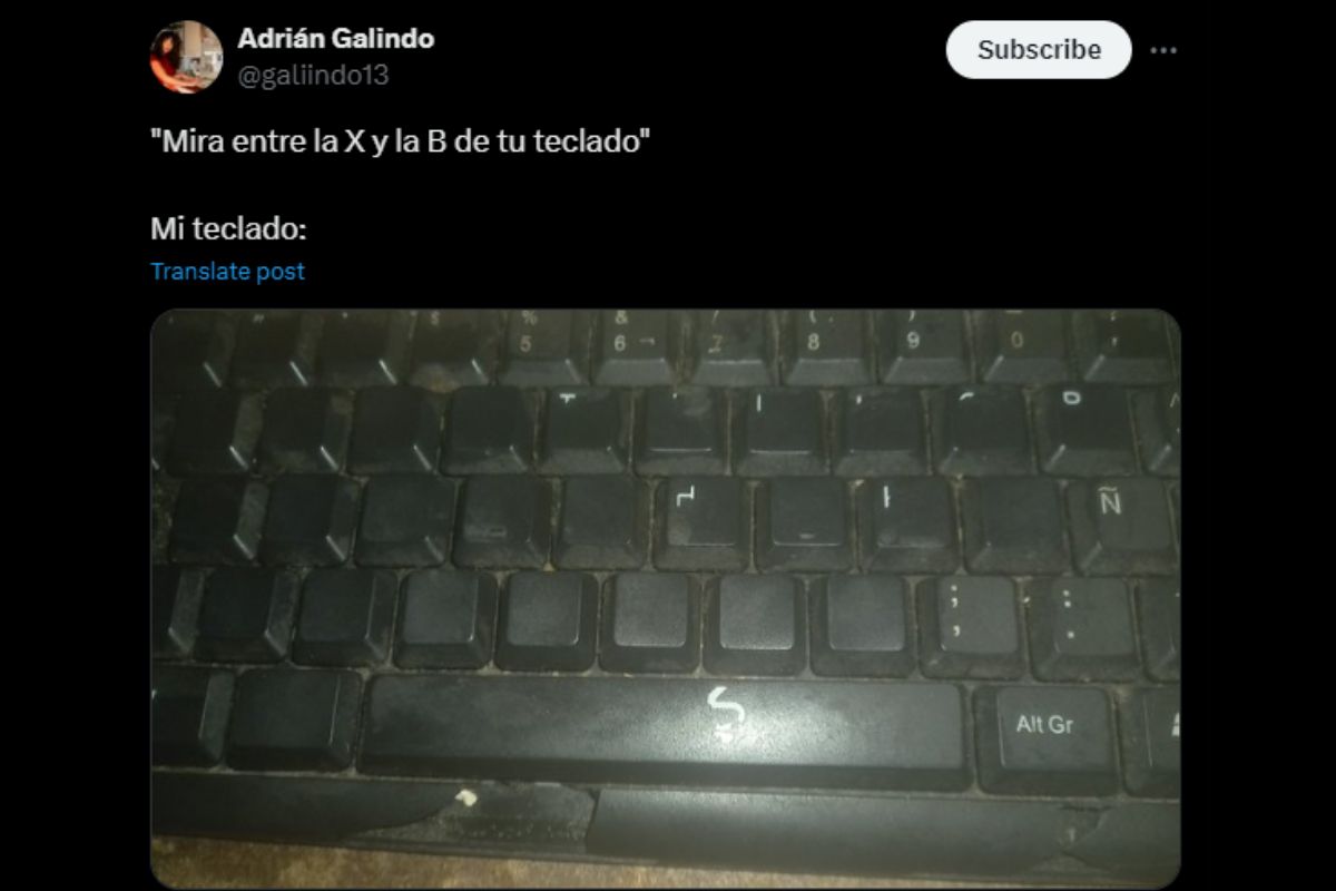 ¿Cuál es el origen del meme “mira entre la H y la L de tu teclado”? 1 meme mira entre la H y la L