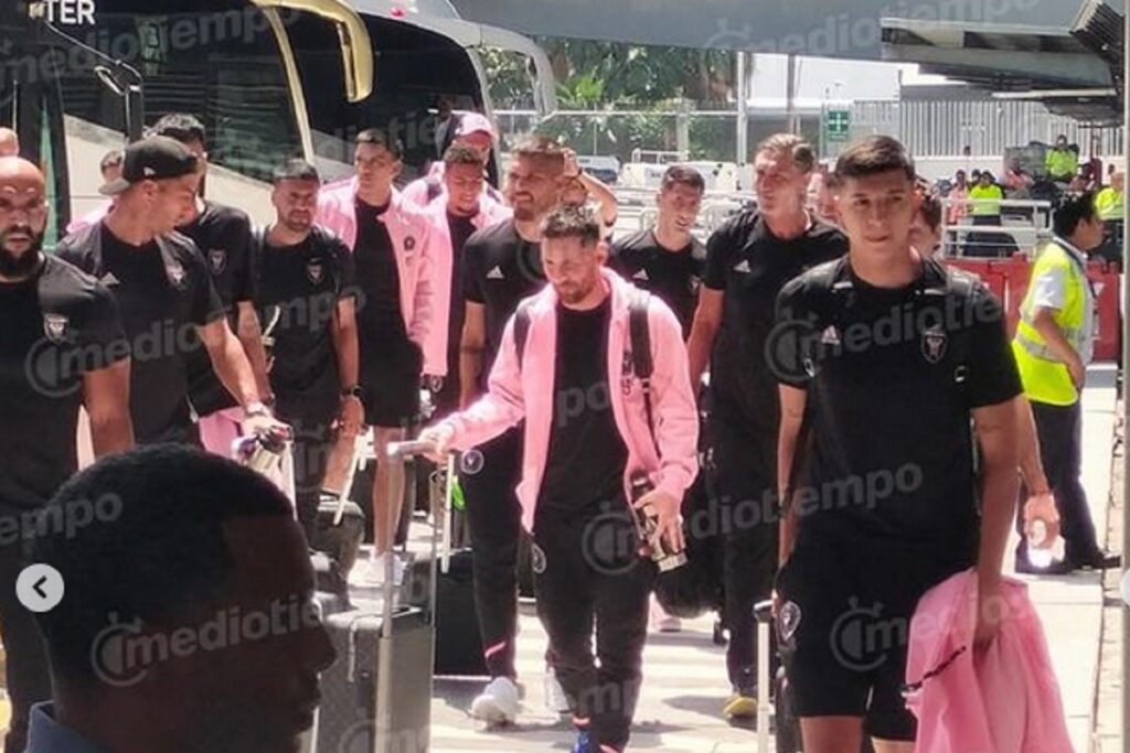 Messi llega a Monterrey