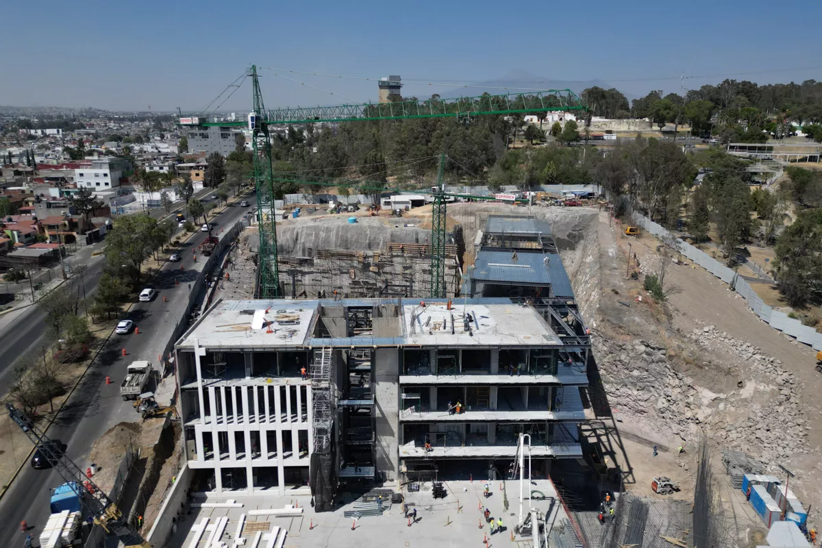 Gobierno de Puebla ha pagado 607.9 mdp por la construcción del nuevo Congreso; así va el avance 1 obra construccion Congreso del Estado 2