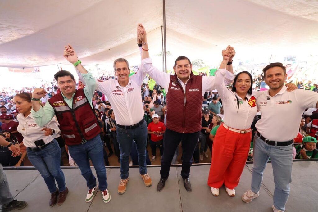 Armenta y Pepe Chedraui prometen progreso en juntas auxiliares de Puebla