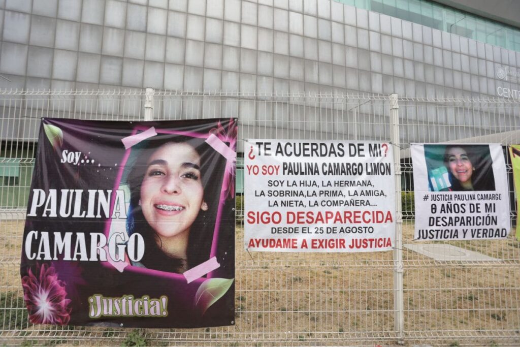 Los casos sin resolver de personas desaparecidas en Puebla: ¿Dónde están? 5 protesta pacífica por desaparición de Paulina Camargo
