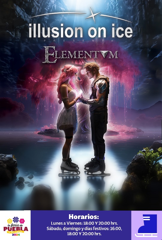 show de hielo feria de Puebla