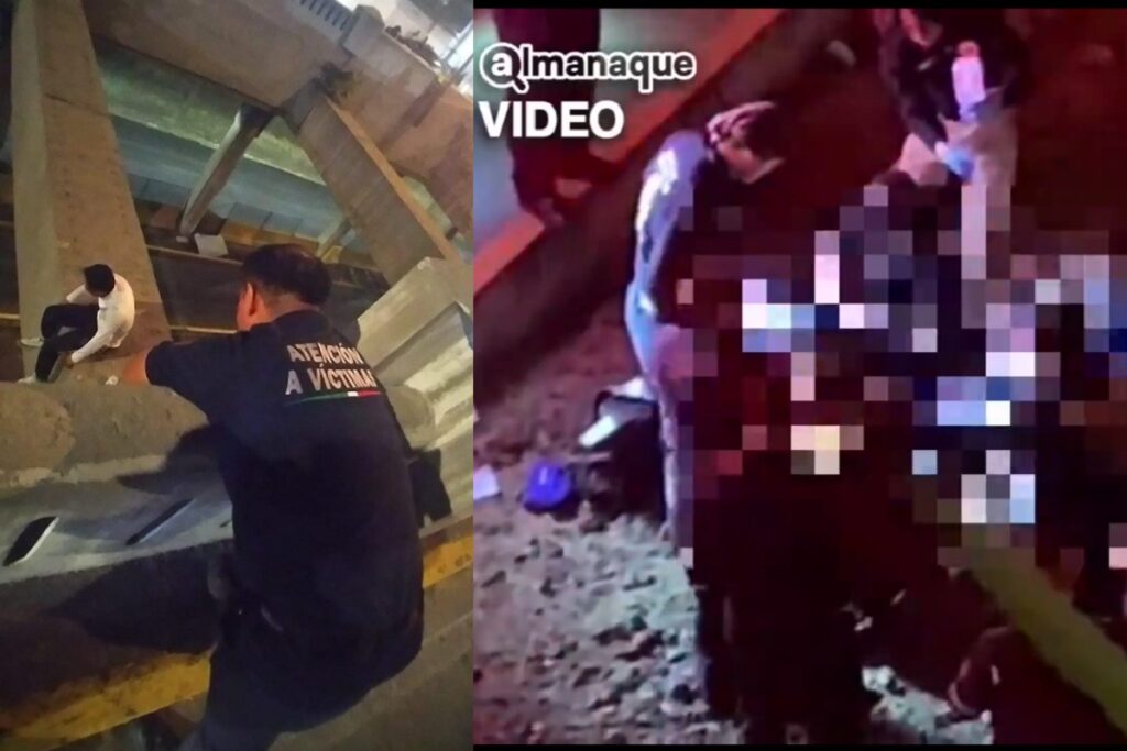 sujeto se lanza del distribuidor juarez serdan 1