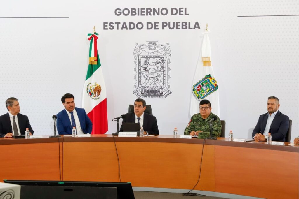 tres ordenes de gobierno combaten la delincuencia en Puebla