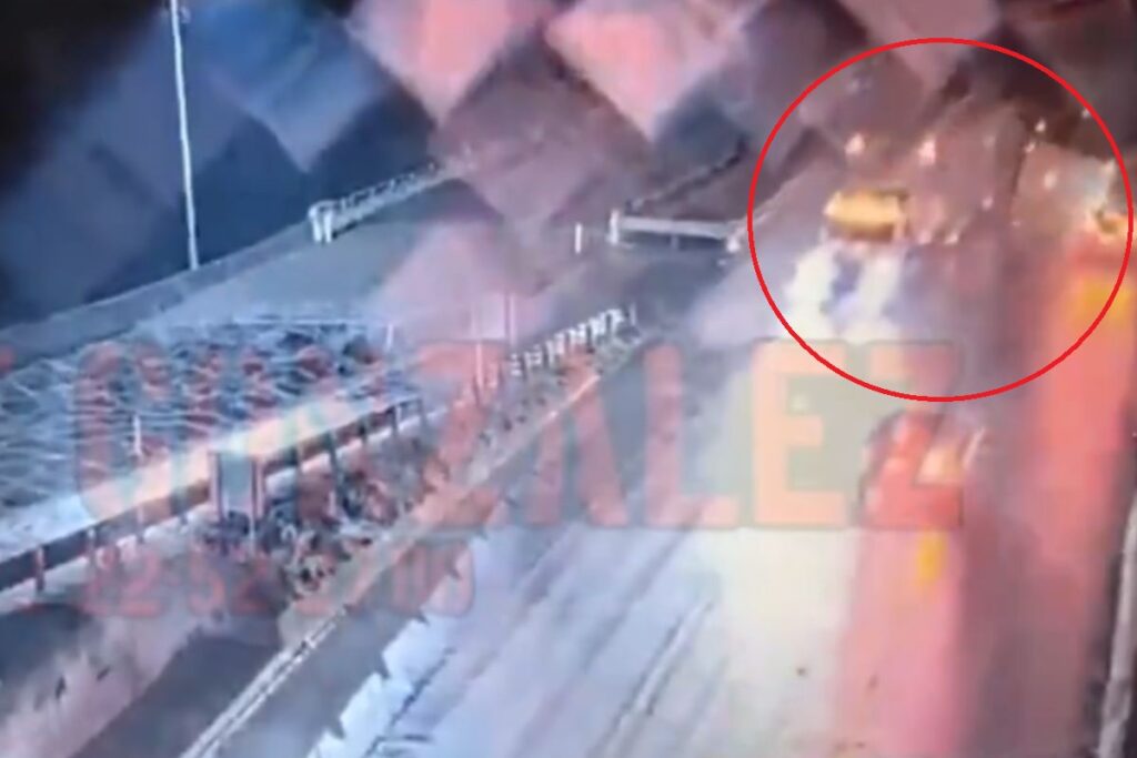 video del accidente en la México-Tuxpan