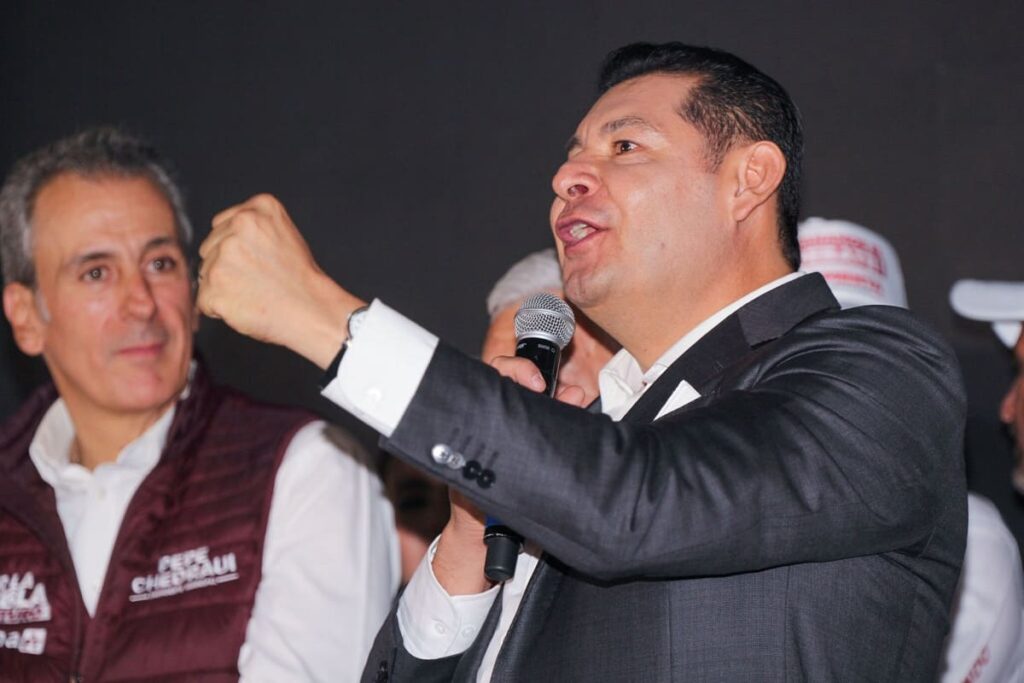 “Les doy mi palabra de que trabajaré los 2191 días”, asegura Armenta tras debate 9 Alejandro Armenta debate puebla 1