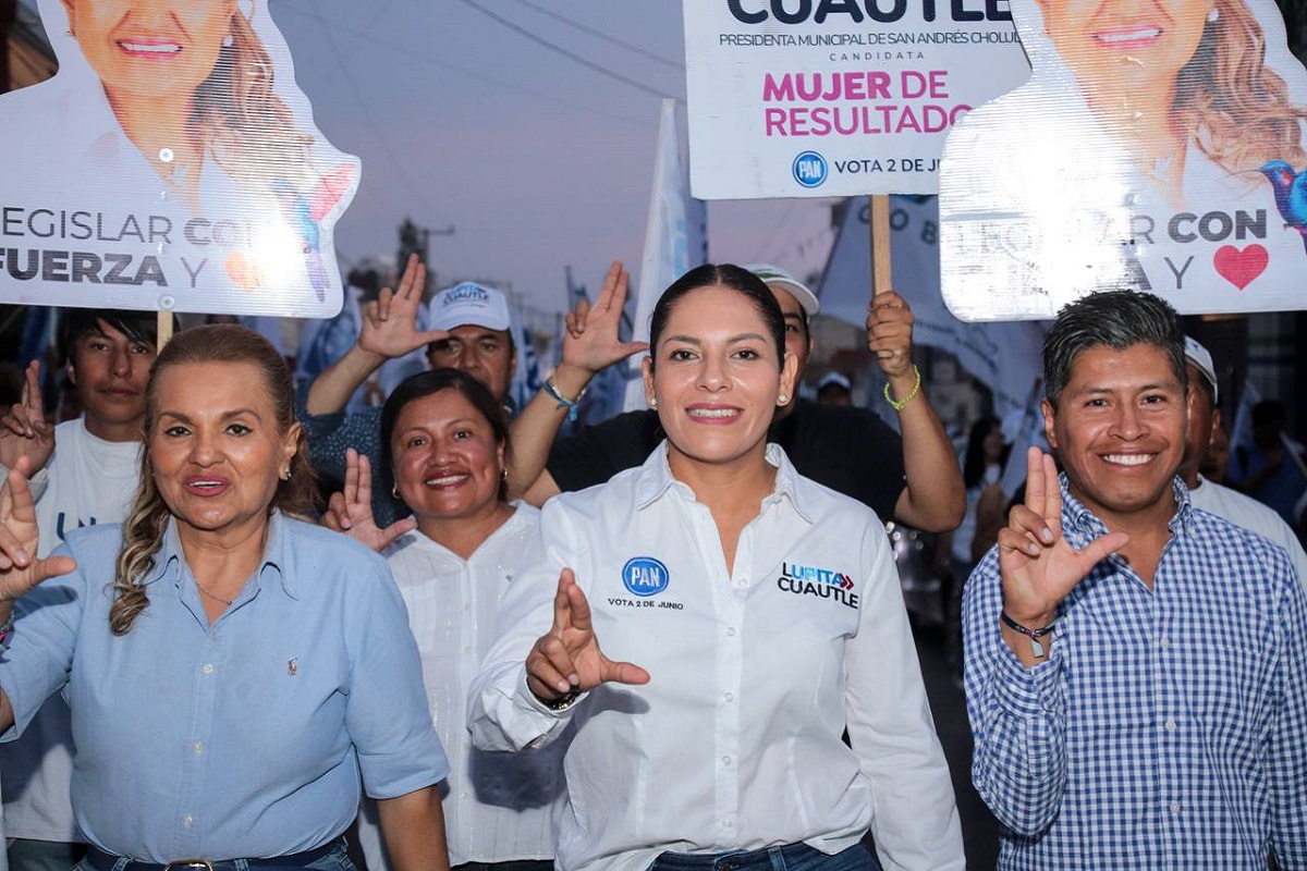 Cierra Lupita Cuautle campaña en la colonia Concepción la Cruz 1 Cierra Lupita Cuautle campaña en la colonia Concepción la Cruz