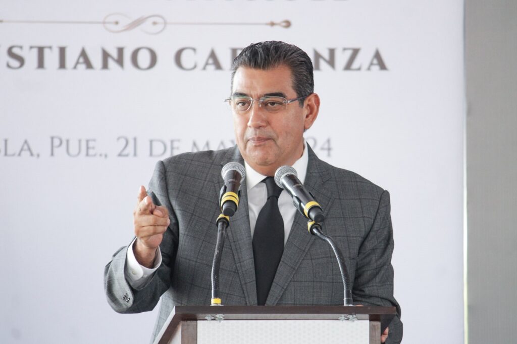 Descarta Sergio Salomón asistir al cierre de campaña de Armenta “respeto la ley”