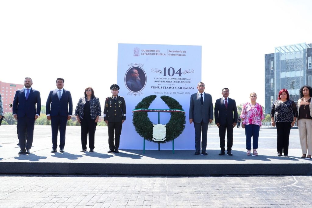 Encabeza titular del Ejecutivo aniversario luctuoso de Venustiano Carranza