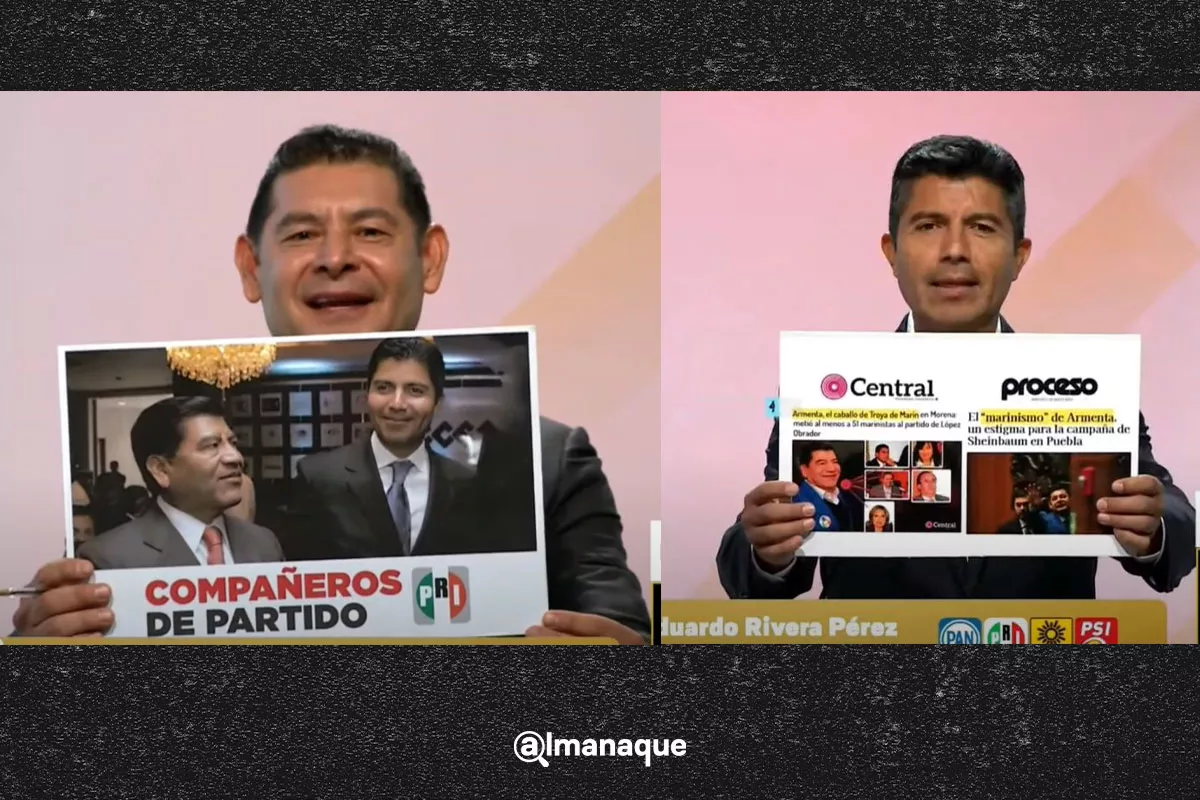 Debate Puebla 2024: Lalo Rivera señala que Morena se llenó de marinistas y Armenta le dice que se gastó millones en promocionarse 1 Lalo Rivera senala que Morena se lleno de marinistas y Armenta le dice que se gasto millones en promocionarse