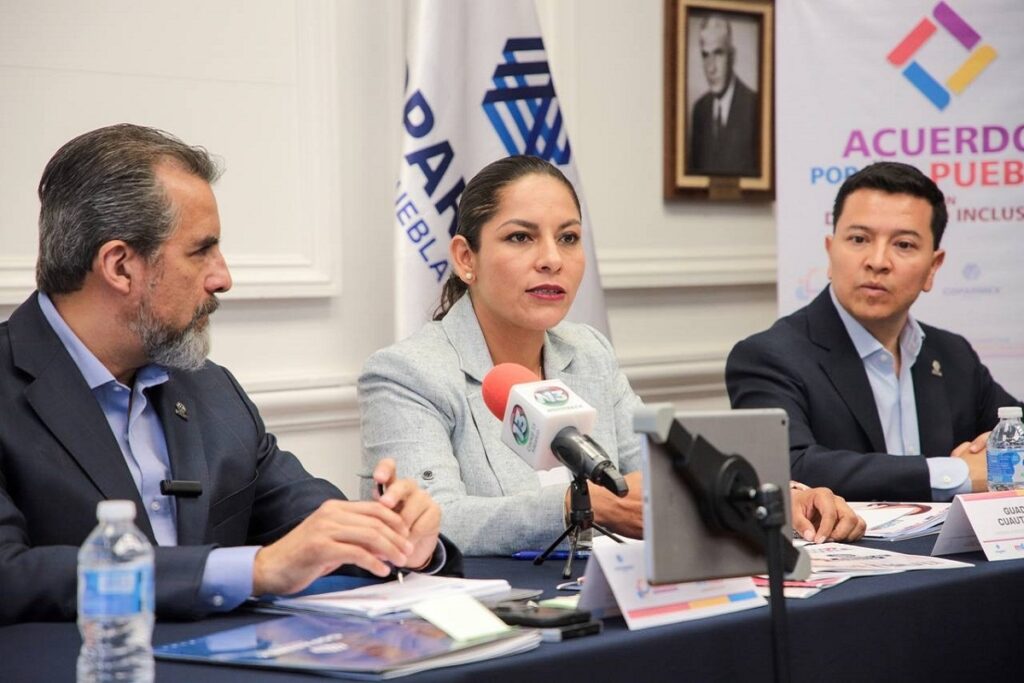 Lupita cuautle presenta su agenda de gobierno ante integrantes de coparmex