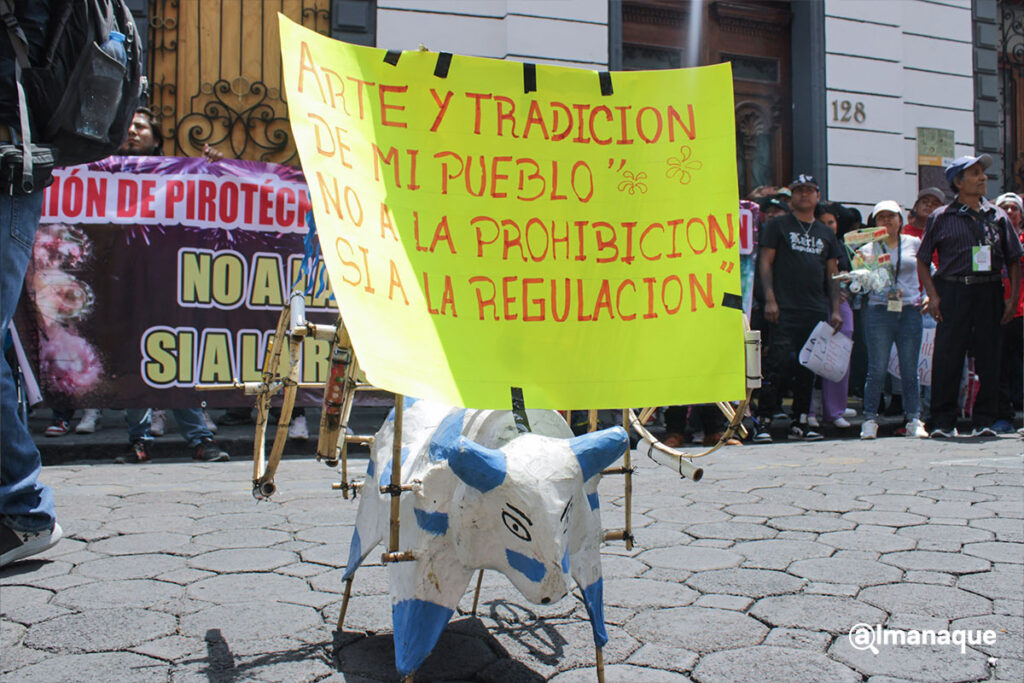Manifestacion No la Prohibicion de Pirotecnia 8