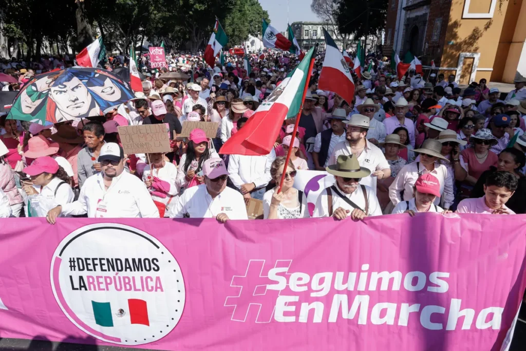Marea Rosa Puebla Marcha 3