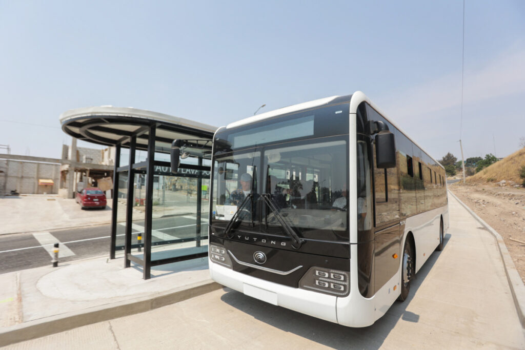 Metrobus Linea 4 pruebas Periferico Ecologico de Finsa a Chachapa 2