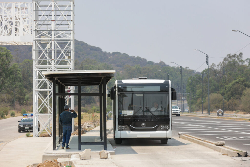 FOTOS|VIDEO: Así son los autobuses eléctricos de RUTA Línea Metropolitana 14 VIDEO|FOTOS: Con autobuses eléctricos, inician pruebas los camiones de la Línea 4 de RUTA