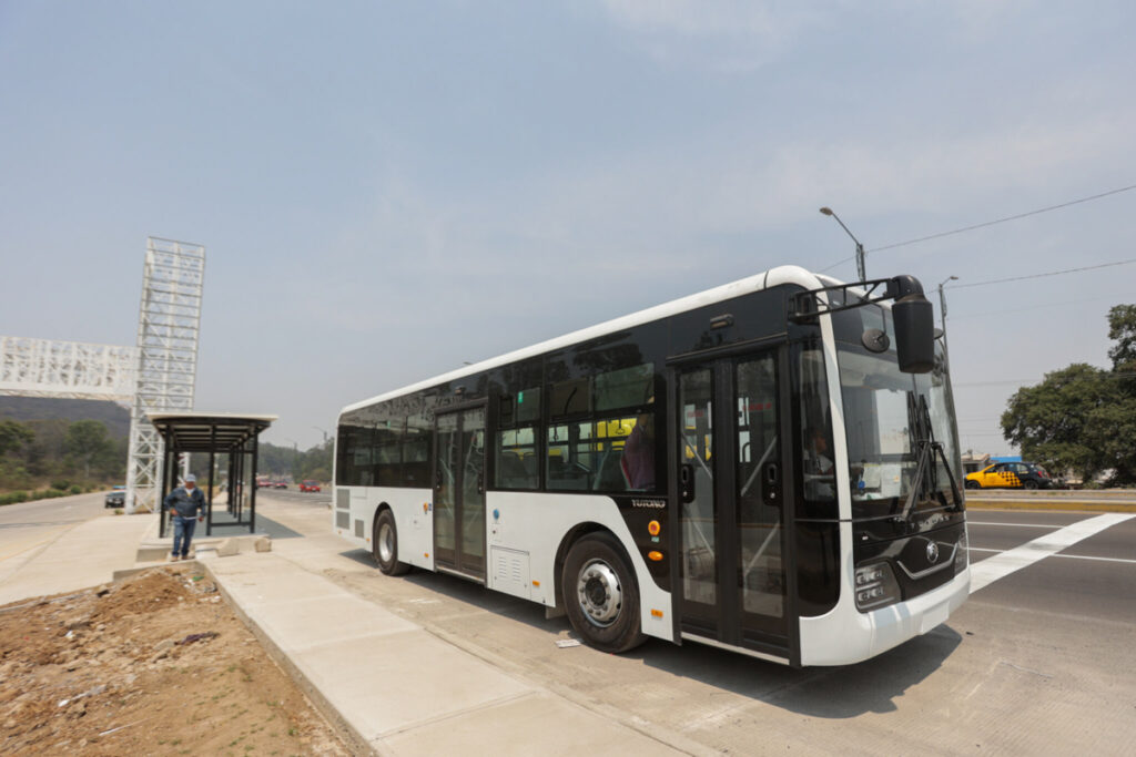 Metrobus Linea 4 pruebas Periferico Ecologico de Finsa a Chachapa 7