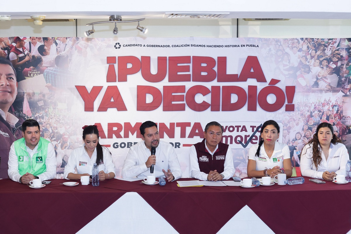 Morena y PVEM llaman malagradecido a Eduardo Rivera por críticas al gobernador de Puebla 1 Morena y Partido Verde llaman malagradecido a Eduardo Rivera por criticas a gobernador durante Debate Puebla 2024