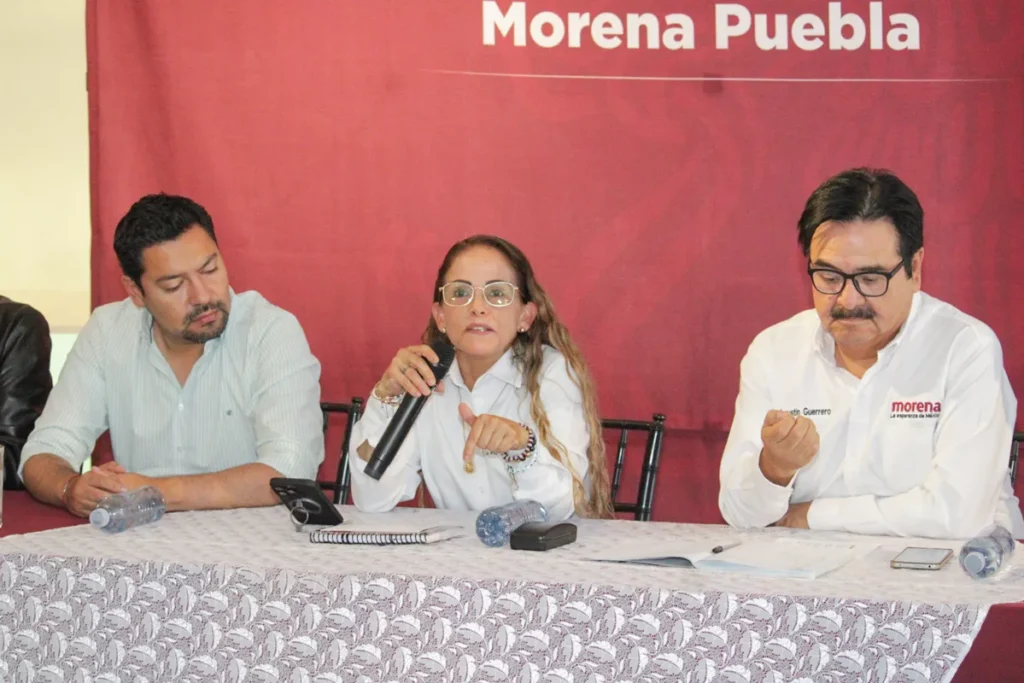 Rueda de prensa Comite Ejecutivo Estatal de Morena Puebla 2