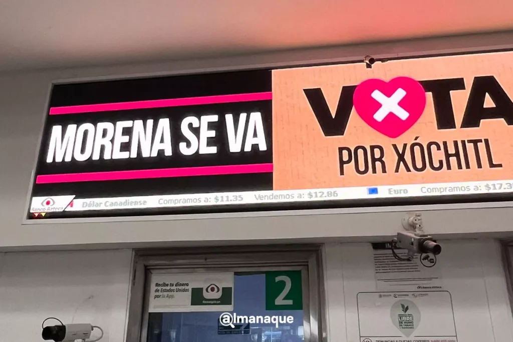 Morena se va: Así promociona Salinas Pliego a Xóchitl Gálvez en Banco Azteca