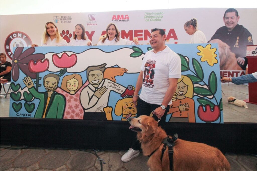 Alejandro Armenta firma agenda animalista