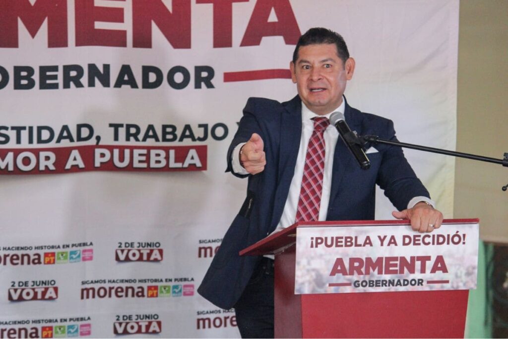 Alejandro Armenta critica ataques Debate Puebla 2024