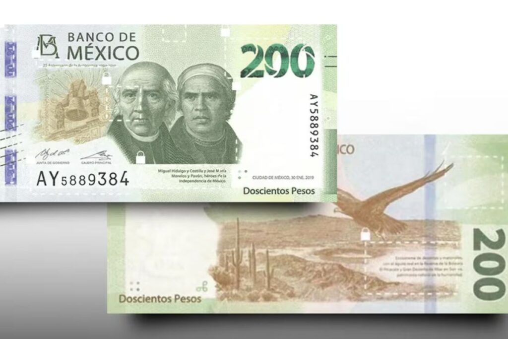 nuevo billete de 20 pesos