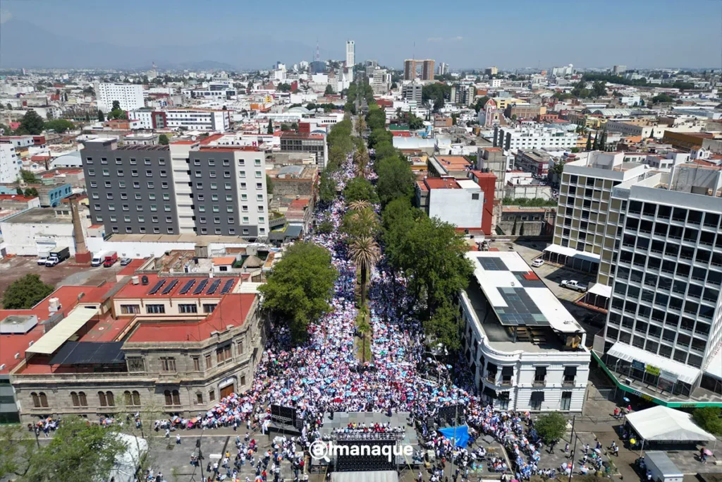 cierre de campana Eduardo Rivera Mario Riestra Xochitl Galvez paseo bravo puebla 1
