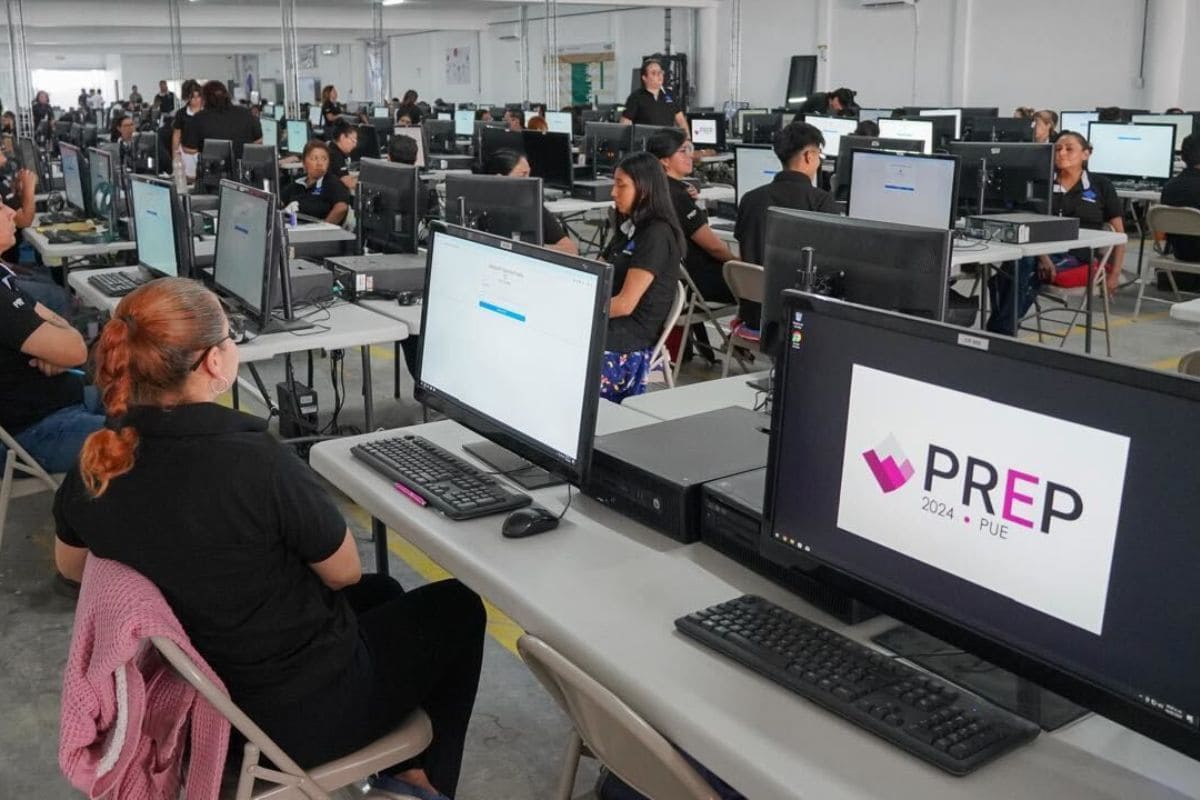 IEE ejecuta segundo simulacro del PREP 1 IEE PREP Puebla 2024